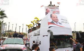 مسيرات حاشدة لمناشدة الرئيس السيسى بالترشح