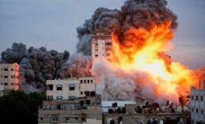 قطاع غزة تحت القصف الإسرائيلى