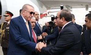 الرئيس عبد الفتاح السيسي ونظيره التركى رجب طيب أوردغان 