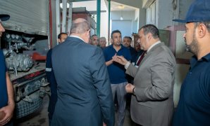 وزير الانتاج الحربى يتفقد شركتي  أبو زعبل للكيماويات و هليوبوليس للصناعات الكيماوية 