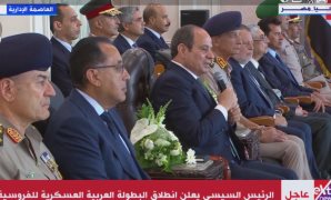 الرئيس عبد الفتاح السيسي يعلن انطلاق البطولة العربية العسكرية للفروسية