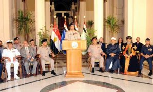 الرئيس السيسى يوجه بمواصلة وتعزيز جهود صون الأمن القومي المصرى في ظل التحديات غير المسبوقة 