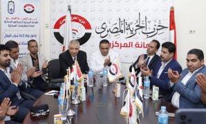 حزب الحرية المصرى يستضيف وفد اتحاد شباب العمال لبحث الاستحقاقات الانتخابية المقبلة