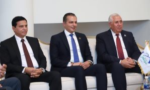 "مستقبل وطن" يستقبل ممثلى القوى السياسية المشاركة فى قائمة "من أجل مصر" لانتخابات الشيوخ