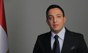 علم فلسطين بجوار العلم المصري فى سماء شرم الشيخ تزامنا مع وقف إطلاق النار