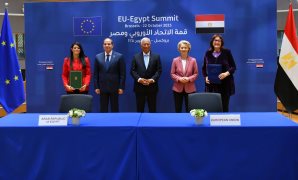 الرئيس السيسى يلتقى رئيسة البرلمان الأوروبى روبرتا ميتسولا