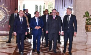 الرئيس السيسى: نتطلع للتنسيق مع ألمانيا فى إطار التحضير لمؤتمر إعادة إعمار غزة