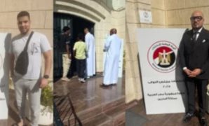 المصريون فى موسكو يشاركون فى اليوم الأول لانتخابات مجلس النواب بالخارج