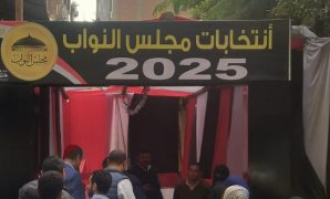 الرئيس السيسى يدلى بصوته بانتخابات النواب بمدرسة الشهيد مصطفى يسرى أبو عميرة