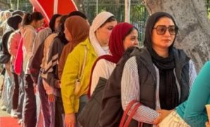 المستشار أحمد البندارى يدلى بصوته فى انتخابات مجلس النواب