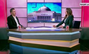 الكاتب الصحفي محسن البديوي والإعلامية نوران حسان