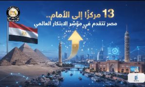 مجلس الوزراء: مصر تتقدم 13 مركزا فى مؤشر الابتكار العالمى لعام 2026 "فيديو"