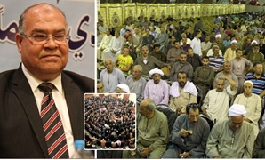 ناجى الشهابى رئيس حزب الجيل وموسى مصطفى موسى رئيس حزب الغد وقدرى أبو حسين رئيس حزب مصر بلدى 