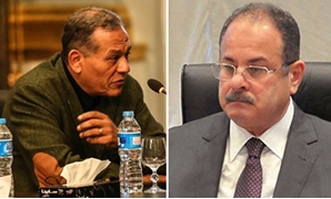 انور السادات ووزير الداخلية اللواء مجدى عبد الغفار
