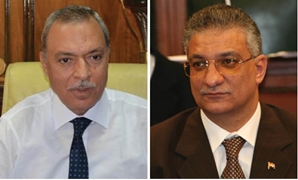 الوزير أحمد زكى بدر والمحافظ عبد الحميد الهجان