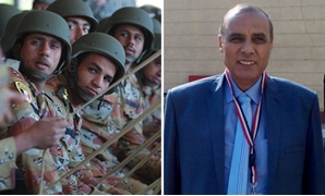 النائب بدوى عبد اللطيف - أفراد من مجندى القوات المسلحة