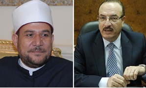 شريف حبيب محافظ بنى سويف ومحمد مختار جمعة وزير الأوقاف