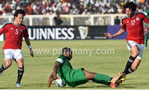 مباراة الذهاب بين مصر ونيجيريا