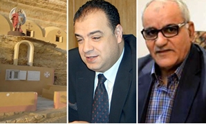 ممدوح الحسينى عضو مجلس النواب - وائل مكرم محافظ الفيوم - دير وادى الريان