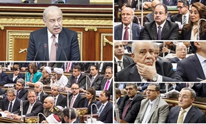 رئيس "دعم مصر" يغيب عن بيان الحكومة