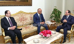 الرئيس السيسى ونور الدين بدوى وزير الداخلية والجماعات المحلية بالجمهورية الجزائرية