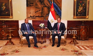 الرئيس السيسى ومحمد ولد عبد العزيز الرئى الموريتانى
