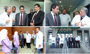 أحمد المسلمانى خلال زيارته لمؤسسة الكبد المصرى