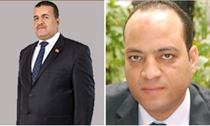 فيصل الشيبانى وأحمد إسماعيل عضوا الوفد البرلمانى المتجه لبرج العرب