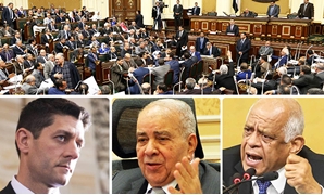 وفد الكونجرس فى البرلمان المصرى