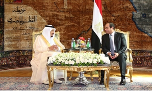  الرئيس عبد الفتاح السيسى وخادم الحرمين الشريفين الملك سلمان بن عبد العزيز