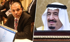 عبد الله لاشين عضو مجلس النواب والملك سلمان بن عبد العزيز آل سعود