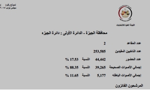 نتيجة محافظة الجيزة