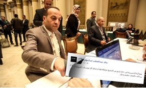 خالد عبد العظيم أمين سر لجنة النقل والمواصلات