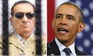 باراك أوباما و محمد حسنى مبارك