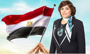 غادة عجمى النائبة الفائزة بعضوية مجلس النواب عن قائمة "فى حب مصر"