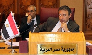 السفير طارق القونى مساعد وزير الخارجية للشئون العربية 
