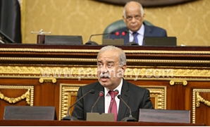 شريف إسماعيل يلقى بيانه أمام البرلمان
