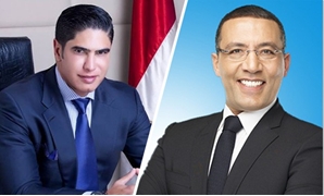 الإعلامى خالد صلاح و رجل الأعمال أحمد أبو هشيمة