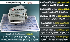 حساب فاتورة الكهرباء