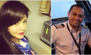 أفراد طاقم طائرة مصر الطيران المفقودة
