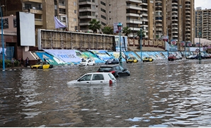 غرق الإسكندرية بعد سقوط الأمطار - صورة أرشيفية