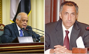 طارق عامر محافظ البنك المركزى وعلى عبدالعال رئيس البرلمان