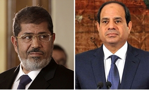 الرئيس السيسى ومحمد مرسى
