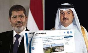 امير قطر ومحمد مرسى