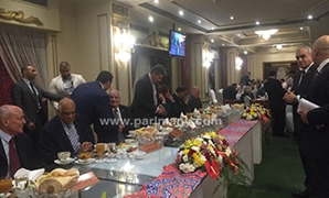  رئيس البرلمان يشارك فى إفطار حزب حماة الوطن