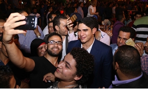 رجل الأعمال أحمد أبو هشيمة فى سحور جامعة القاهرة
