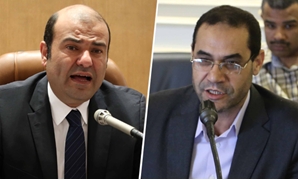 خالد هلالى عضو تكتل الإرادة المصرية بالبرلمان وخالد حنفى وزير التموين
