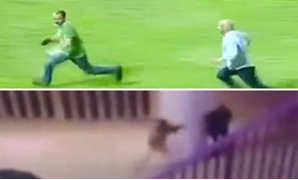 لحظة مقتل شرطى أمريكى فى مدينة دالاس واعتداء حسام حسن على مصور المباراة
