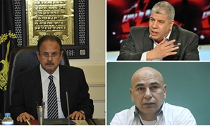 أحمد شوبير وحسام حسن واللواء مجدى عبد الغفار