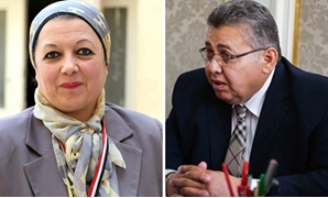 أشرف الشيحى وزير التعليم العالى + ماجدة نصر عضو لجنة التعليم بالبرلمان